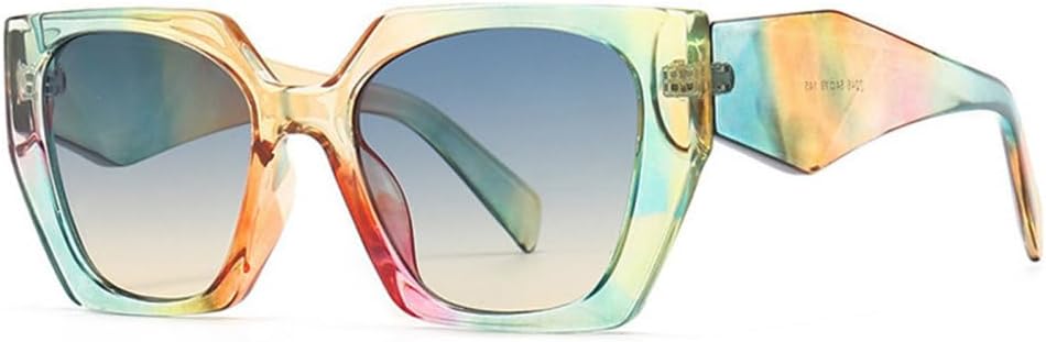 Квадратные солнцезащитные очки для женщин в стиле панк, большие женские солнцезащитные очки с защитой от УФ-излучения UV400, градиентные очки, модные женские очки MTZJH, Flower-bluebrown
Квадратные солнцезащитные очки для женщин в стиле панк, большие женские солнцезащитные очки с защитой от УФ-излучения UV400, градиентные очки, модные женские очки MTZJH, Flower-bluebrown