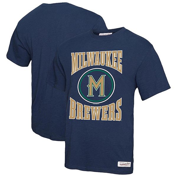 Мужская футболка Milwaukee Brewers с арочным логотипом, цвет navy Mitchell & Ness
Мужская футболка Milwaukee Brewers с арочным логотипом, цвет navy Mitchell & Ness