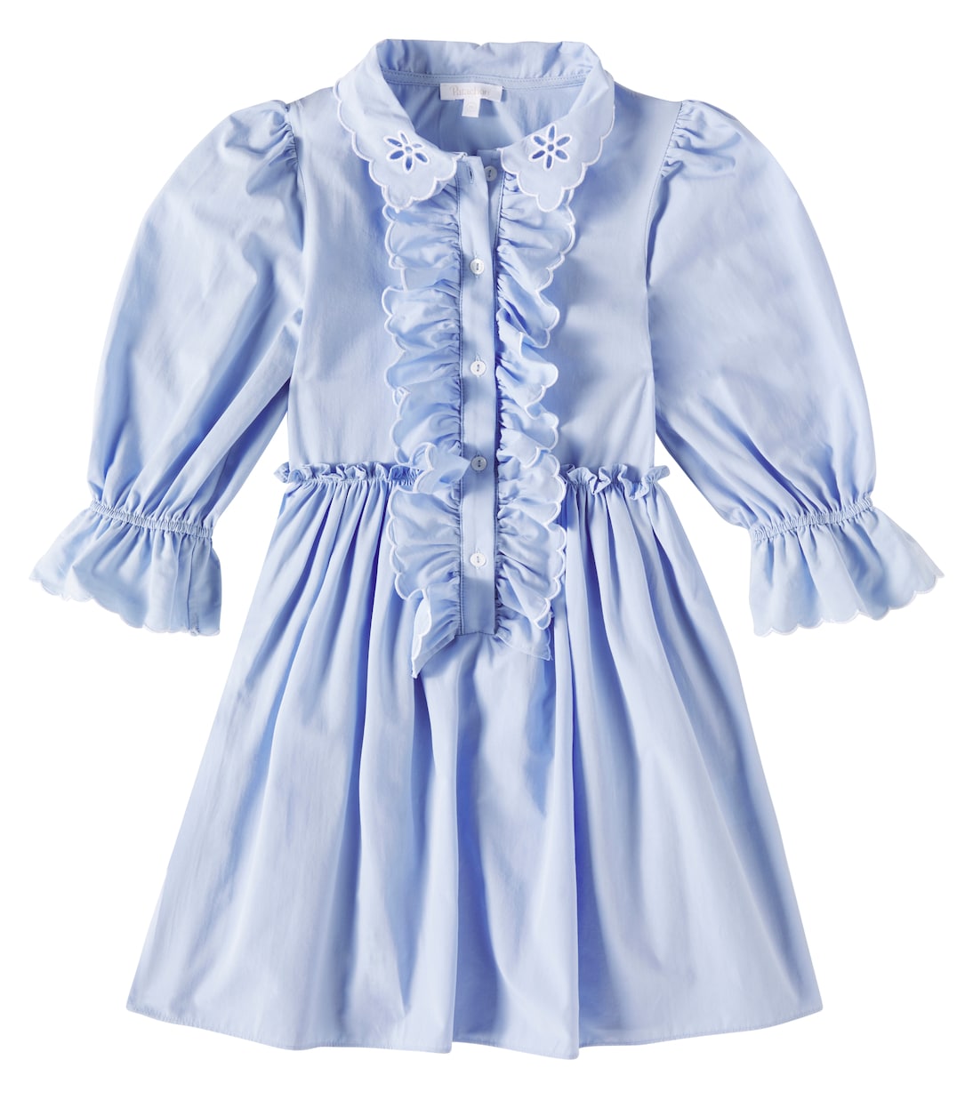 Платье-рубашка из хлопка с оборками Patachou, Sky Blue
Платье-рубашка из хлопка с оборками Patachou, Sky Blue