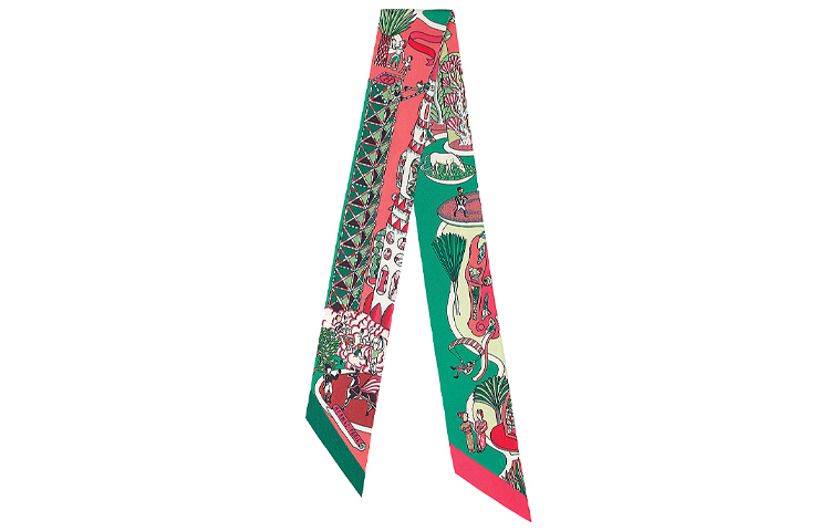 Шелковый шарф Twilly женский мятно-зеленый HERMES
Шелковый шарф Twilly женский мятно-зеленый HERMES