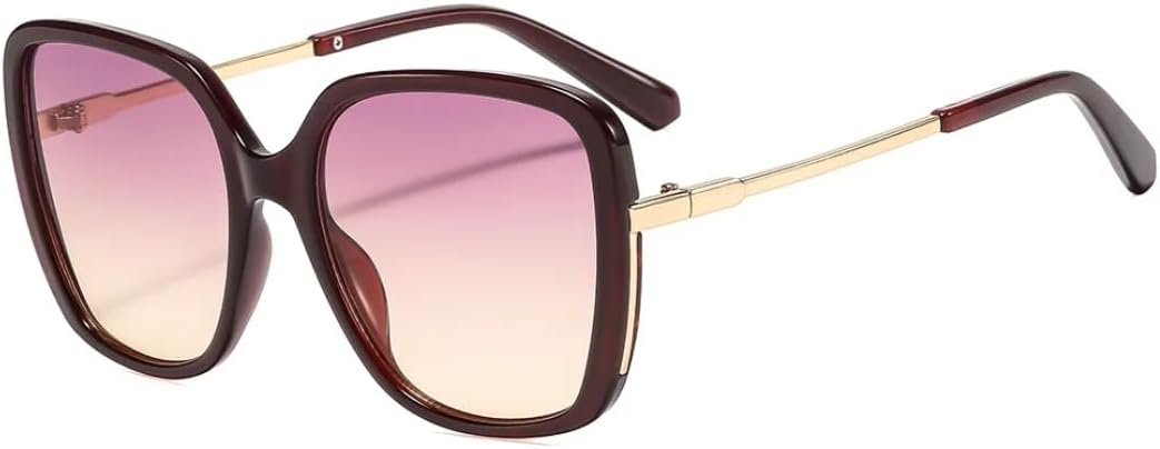 Ретро, универсальные солнцезащитные очки с крупной оправой, градиентной квадратной формой, женские, модные, для путешествий и отдыха, мужские, с защитой от УФ-излучения UV400 UATXTAU, Red Yellow
Ретро, универсальные солнцезащитные очки с крупной оправой, градиентной квадратной формой, женские, модные, для путешествий и отдыха, мужские, с защитой от УФ-излучения UV400 UATXTAU, Red Yellow