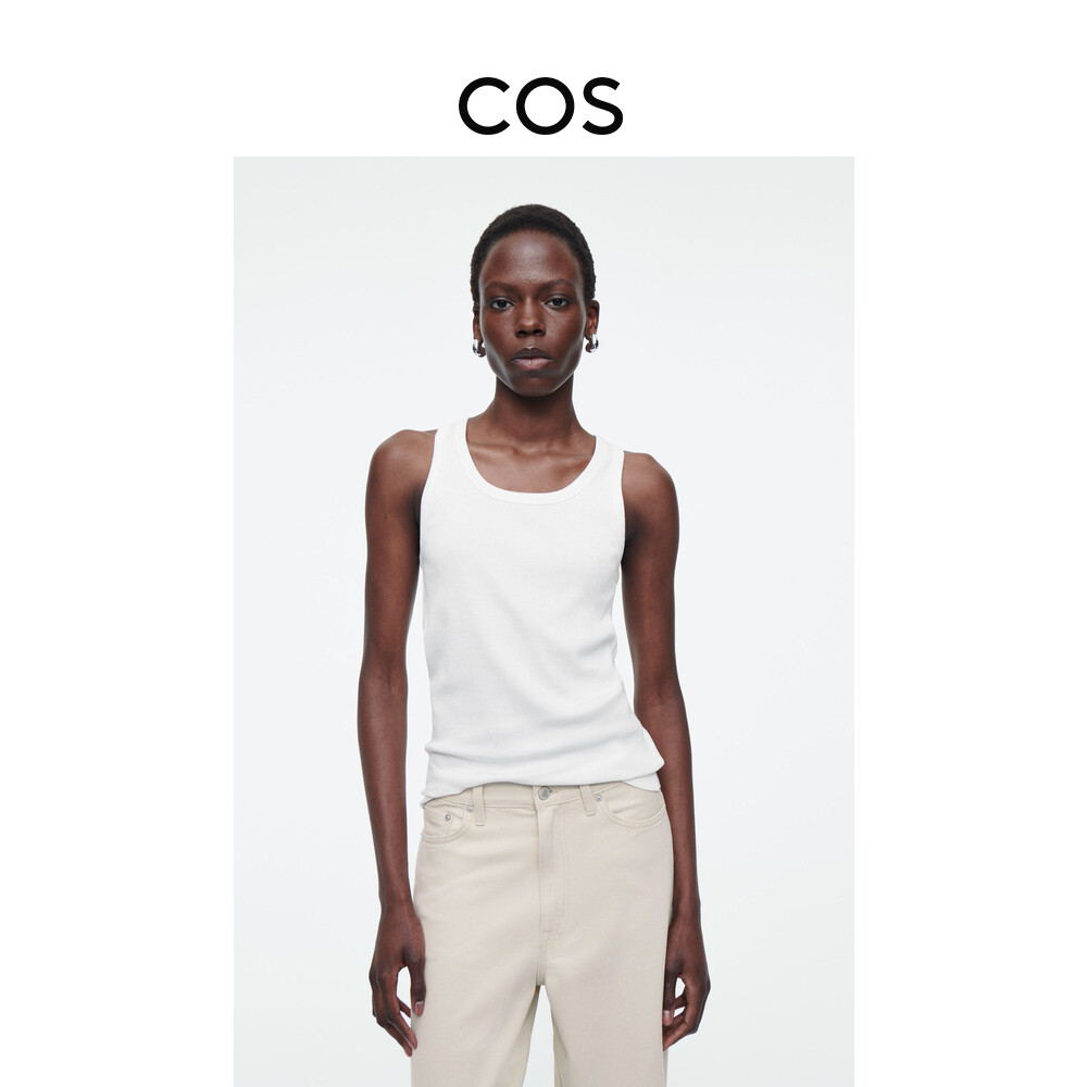 Женская базовая майка Cos с круглым вырезом, белый
Женская базовая майка Cos с круглым вырезом, белый