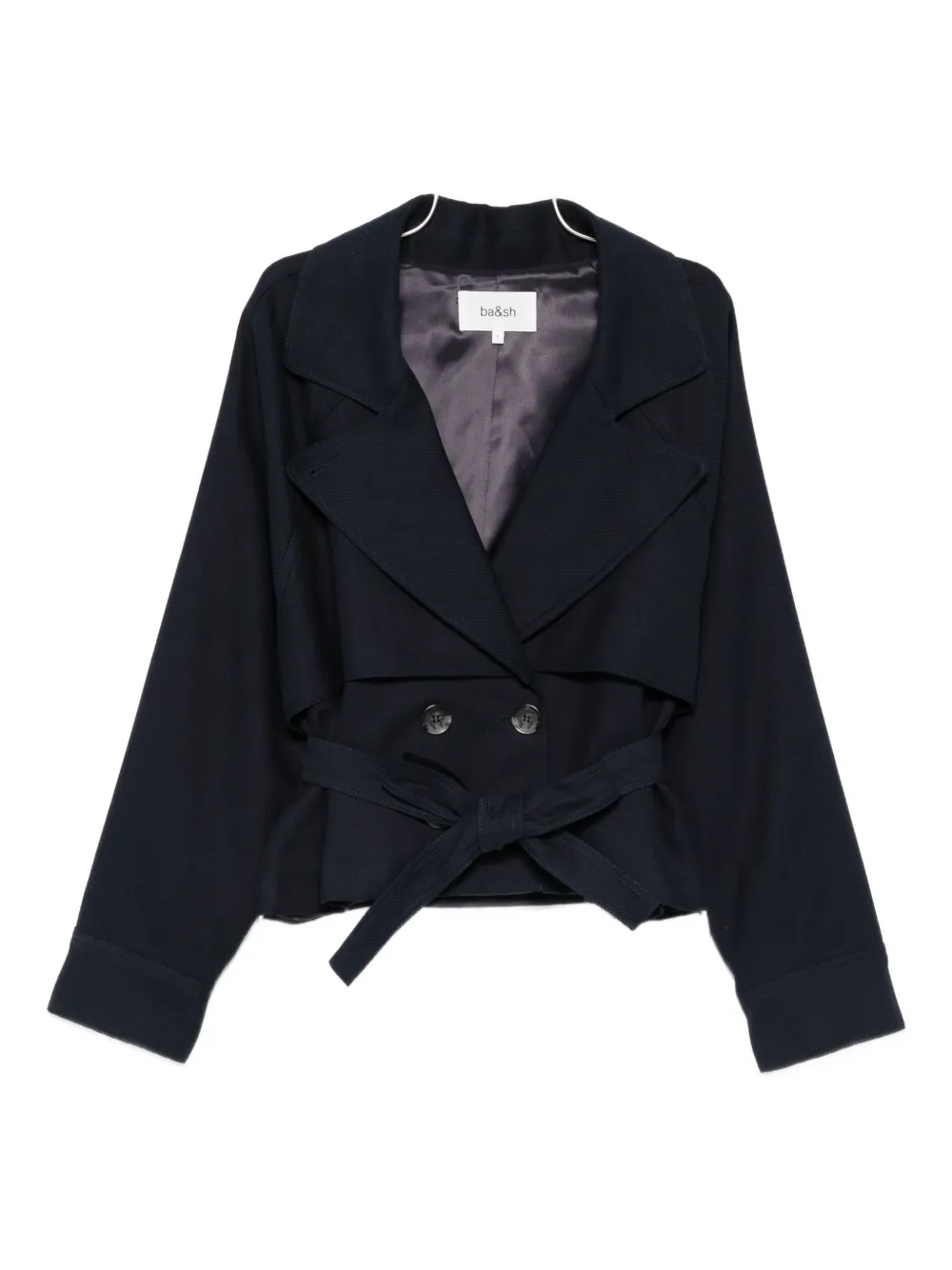 Двубортный жакет Lonnie с поясом Ba&Sh, синий
Двубортный жакет Lonnie с поясом Ba&Sh, синий