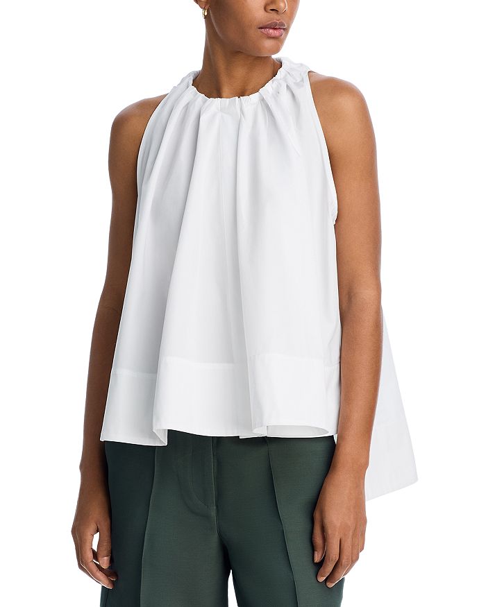 Тюник из хлопкового поплина с защипами CO, белый
Тюник из хлопкового поплина с защипами CO, белый