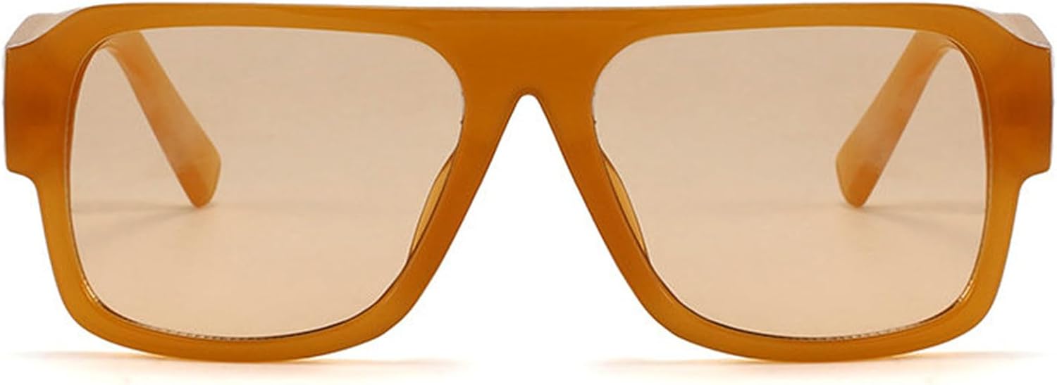 Солнцезащитные очки Helena Oversized Retro Square Pilot для женщин и мужчин в винтажном стиле 70-х годов, модные, с плоской верхней частью, прямоугольные, с защитой от УФ-излучения UV400, C3
Солнцезащитные очки Helena Oversized Retro Square Pilot для женщин и мужчин в винтажном стиле 70-х годов, модные, с плоской верхней частью, прямоугольные, с защитой от УФ-излучения UV400, C3