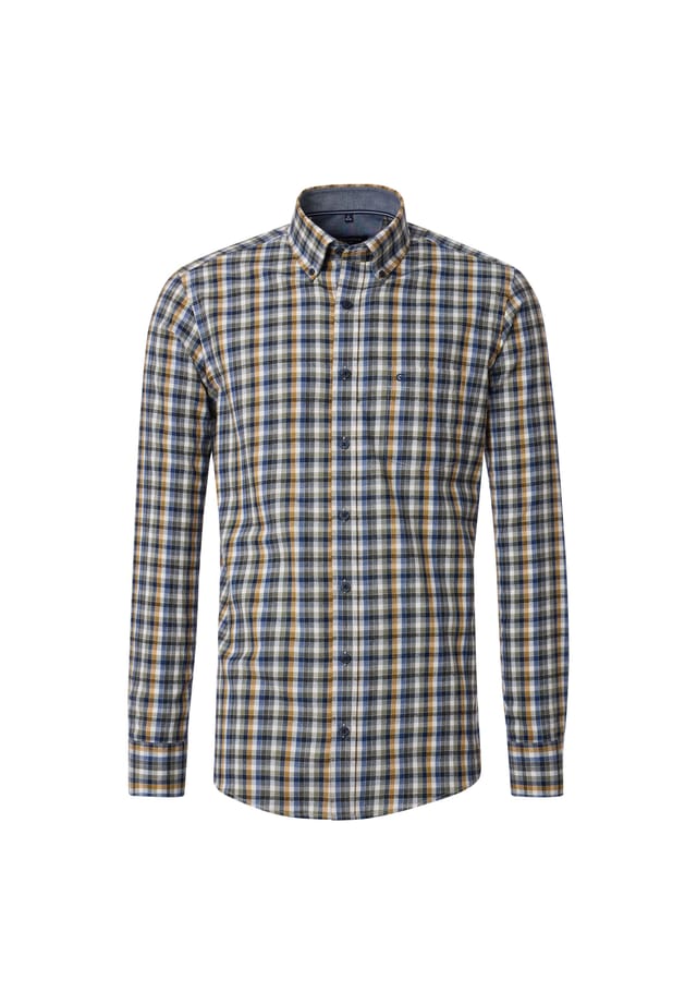 Рубашка свободного кроя в клетку Casamoda, зеленый
Рубашка свободного кроя в клетку Casamoda, зеленый