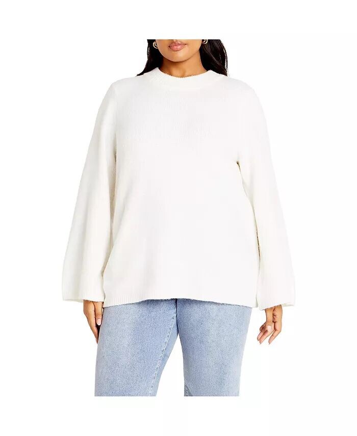 Свитер с бантом на спине больших размеров CITY CHIC, слоновая кость/кремовый
Свитер с бантом на спине больших размеров CITY CHIC, слоновая кость/кремовый