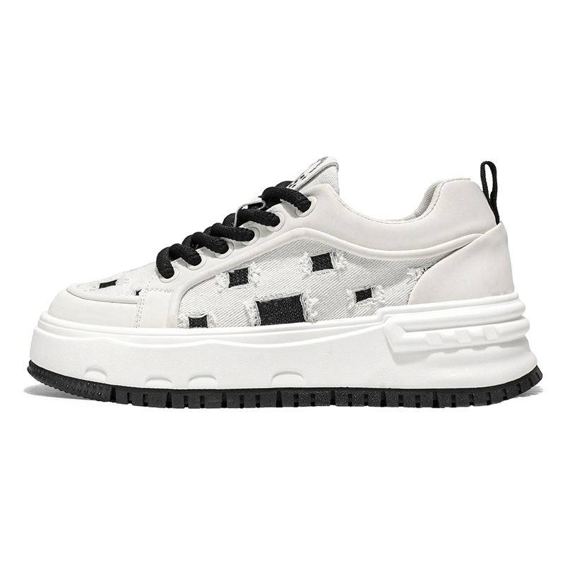 MUSNODO Дышащие и износостойкие мужские лоу-топы для скейтбординга бело-черные, цвет White Black
MUSNODO Дышащие и износостойкие мужские лоу-топы для скейтбординга бело-черные, цвет White Black