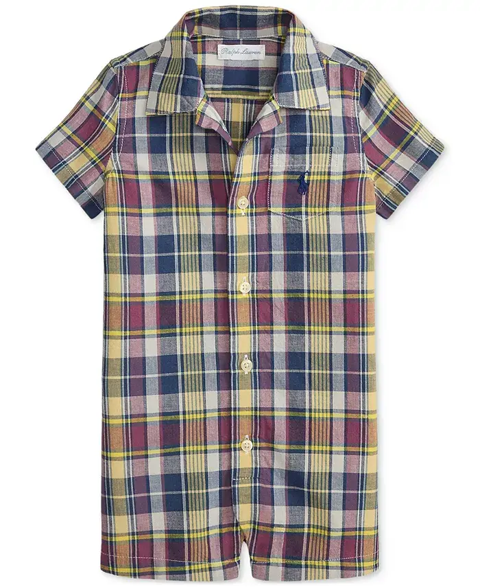 Детские шортики-комбинезон в клетку Madras для мальчиков Polo Ralph Lauren, мультиколор
Детские шортики-комбинезон в клетку Madras для мальчиков Polo Ralph Lauren, мультиколор