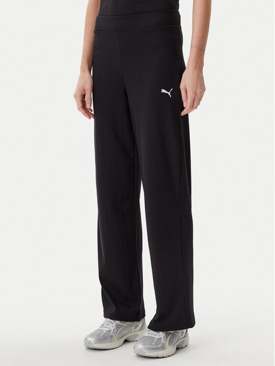 Спортивные брюки прямого кроя Ess Elevated 685025 Puma, черный 
Спортивные брюки прямого кроя Ess Elevated 685025 Puma, черный
