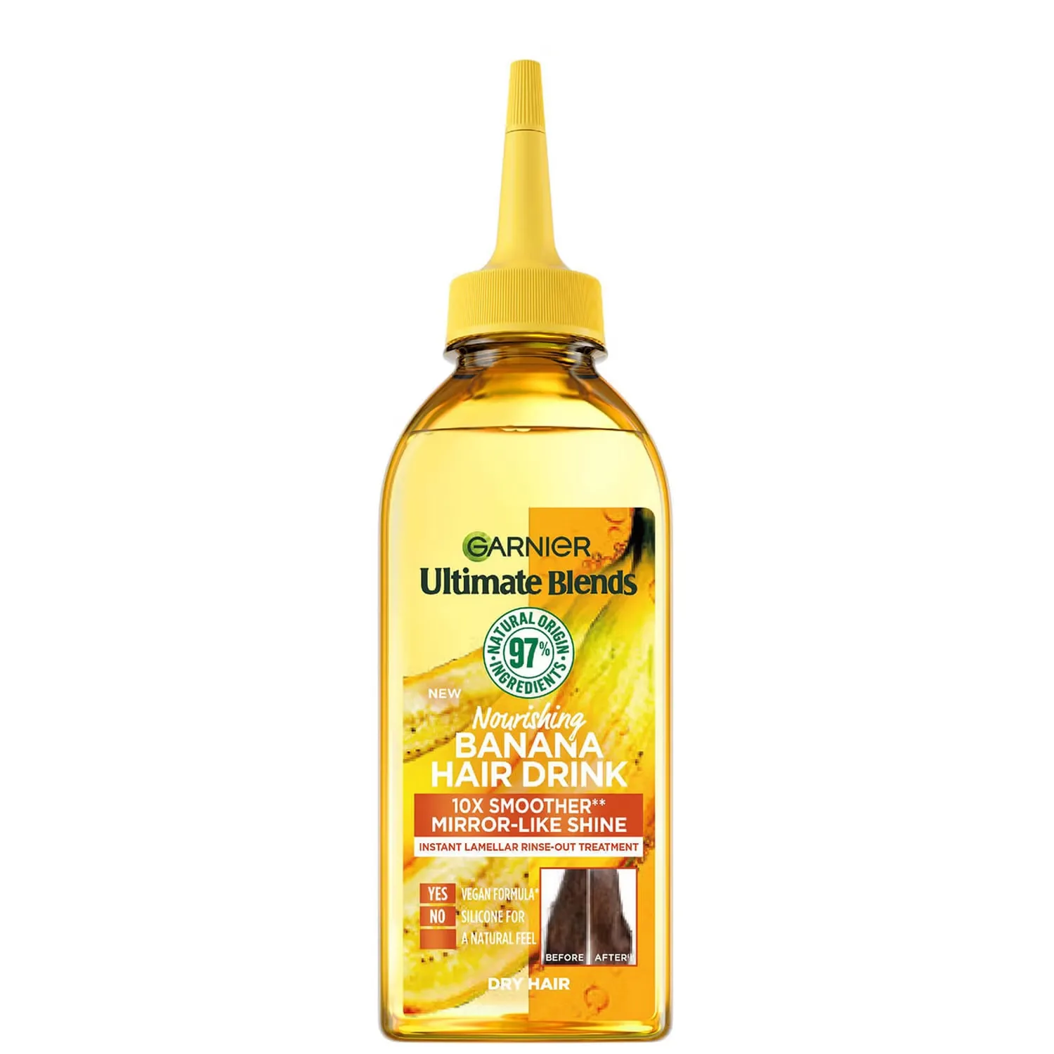 Ultimate Blends Nourishing Banana Hair Drink жидкий кондиционер для сухих волос 200 мл Garnier
Ultimate Blends Nourishing Banana Hair Drink жидкий кондиционер для сухих волос 200 мл Garnier
