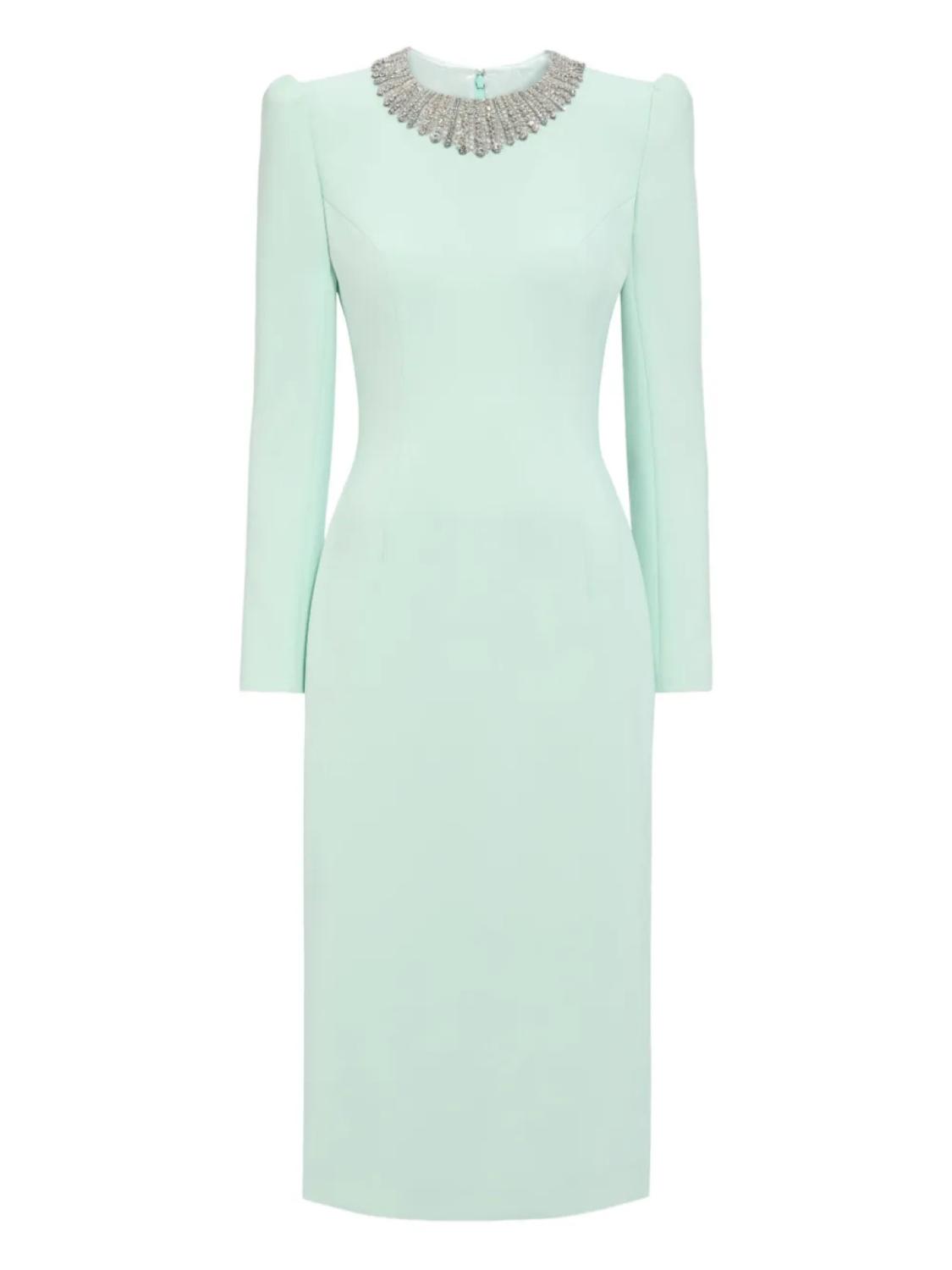 Jenny Packham декорированное платье с длинными рукавами, зеленый
Jenny Packham декорированное платье с длинными рукавами, зеленый