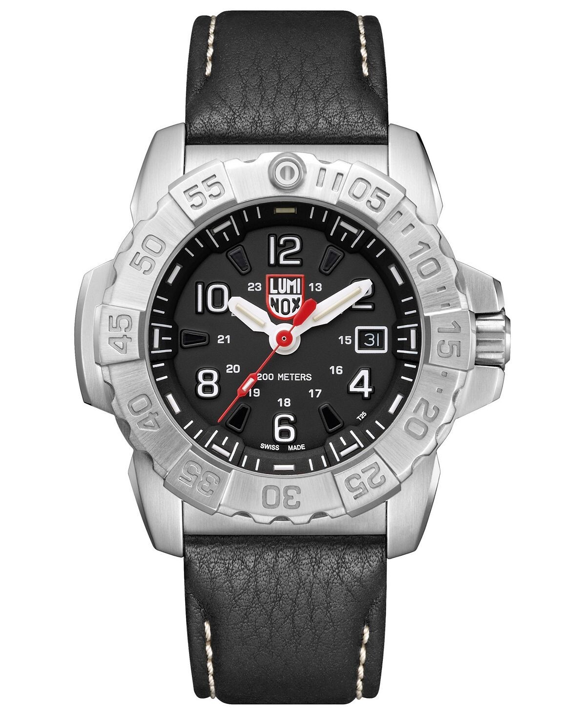 Мужские часы Navy Seal 3251 из нержавеющей стали с черным кожаным ремешком Luminox
Мужские часы Navy Seal 3251 из нержавеющей стали с черным кожаным ремешком Luminox