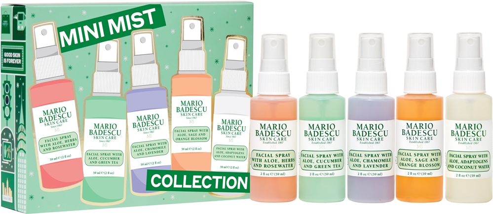 Подарочный набор Mini Mist Collection для сияния и увлажнения Mario Badescu
Подарочный набор Mini Mist Collection для сияния и увлажнения Mario Badescu