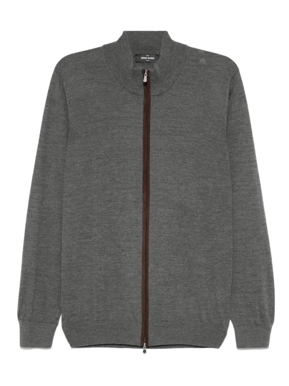 Кардиган на молнии с высоким воротником Gran Sasso, серый
Кардиган на молнии с высоким воротником Gran Sasso, серый