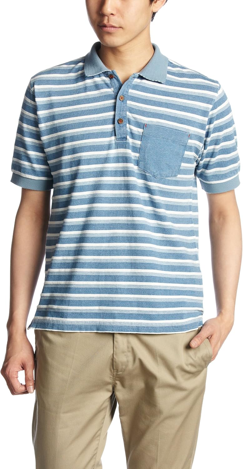 Поло с розовой каймой и индиго Pincponc
Поло с розовой каймой и индиго Pincponc