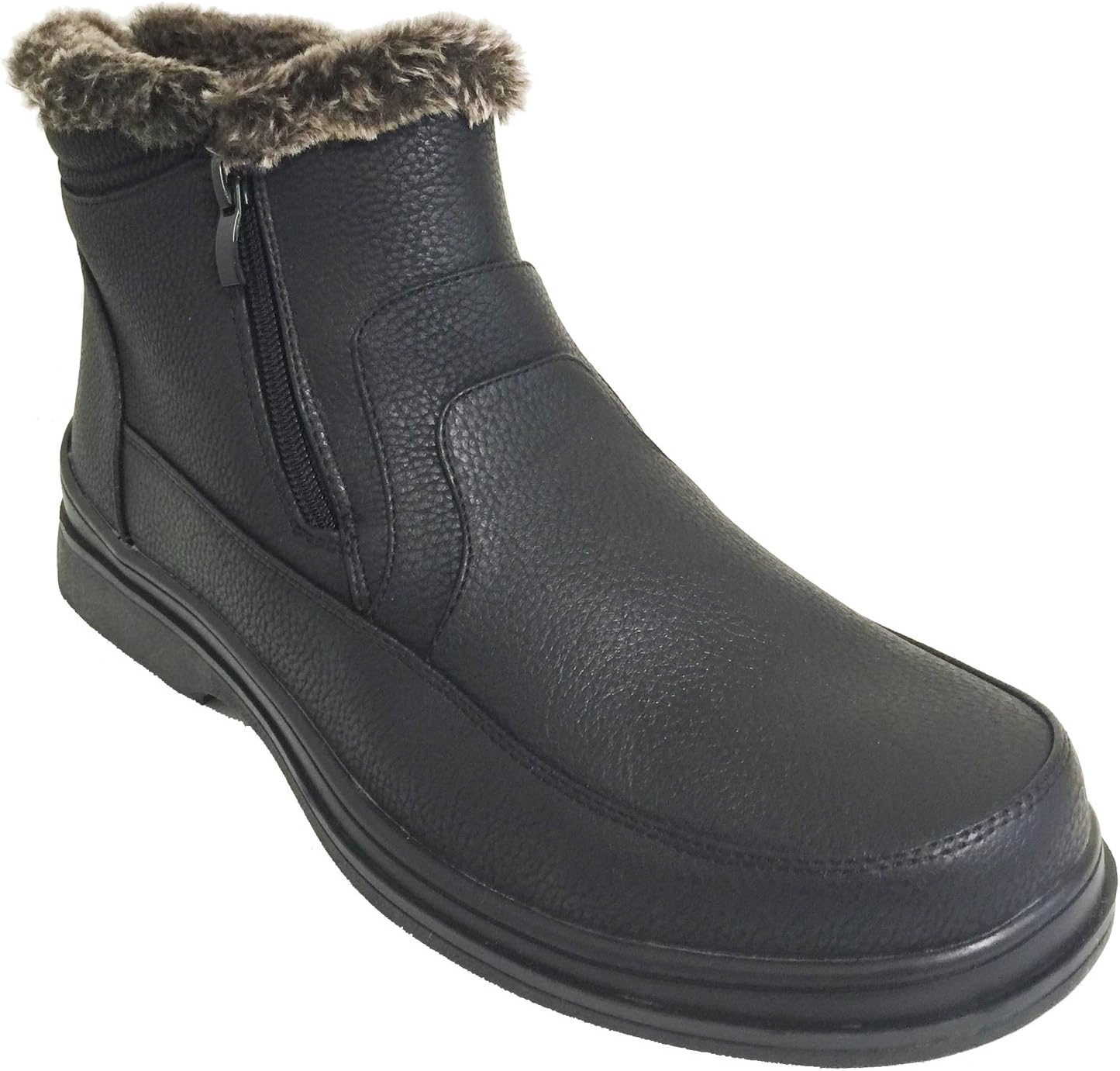 Мужские зимние ботинки G-DMM, утепленные мехом для холодной погоды, с застежкой-молнией с обеих сторон, удобные для снега, черные G4U-Brixton
Мужские зимние ботинки G-DMM, утепленные мехом для холодной погоды, с застежкой-молнией с обеих сторон, удобные для снега, черные G4U-Brixton