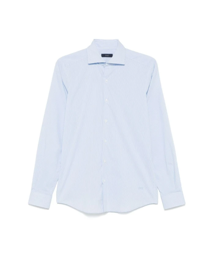 Рубашка в голубую полоску с французским воротником. Fay, синий
Рубашка в голубую полоску с французским воротником. Fay, синий