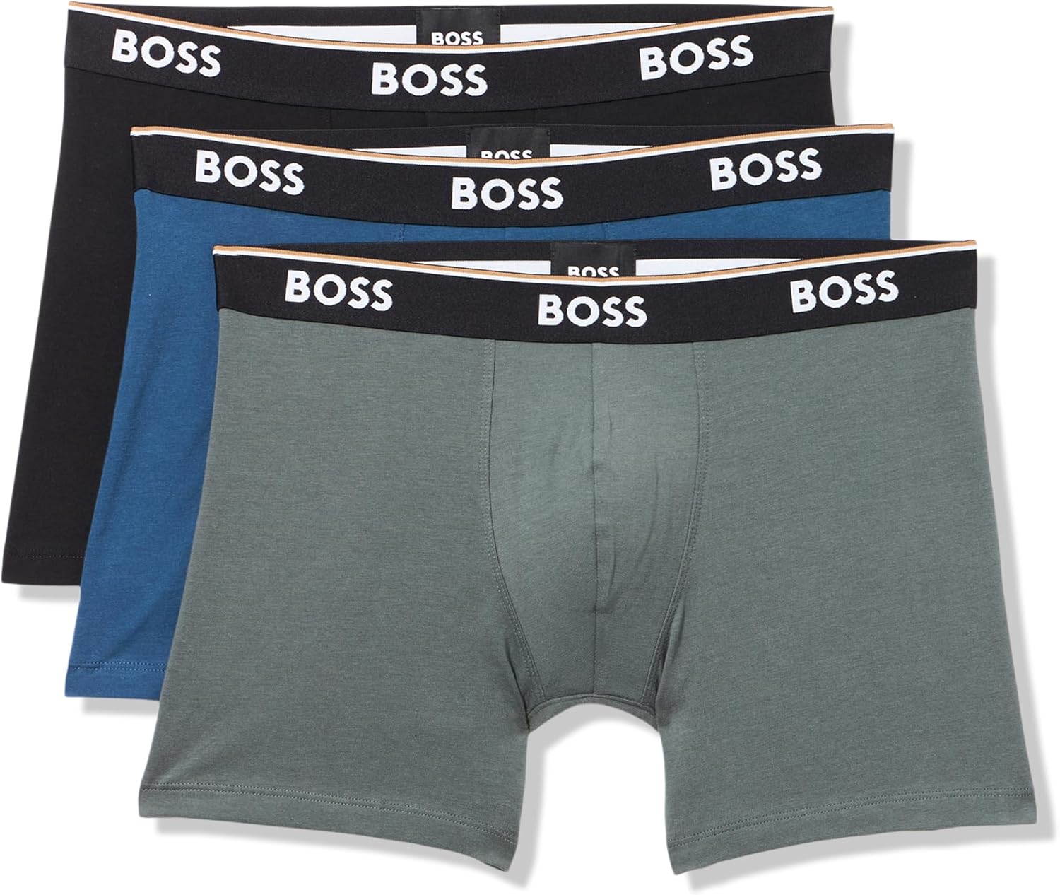 BOSS мужские боксеры с ярким логотипом, 3 шт, разноцветные, Olive/Black/Peacock
BOSS мужские боксеры с ярким логотипом, 3 шт, разноцветные, Olive/Black/Peacock