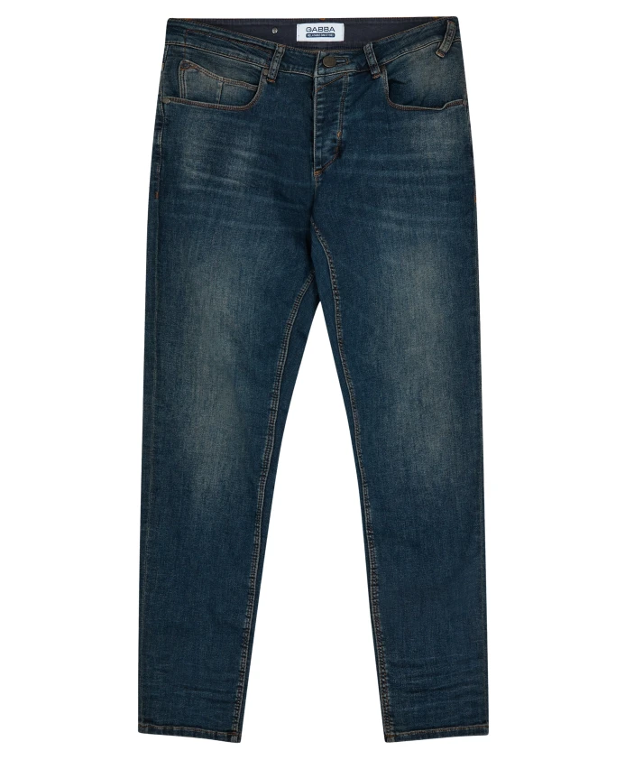 Узкие джинсы из средне-синего денима Gabba, синий
Узкие джинсы из средне-синего денима Gabba, синий