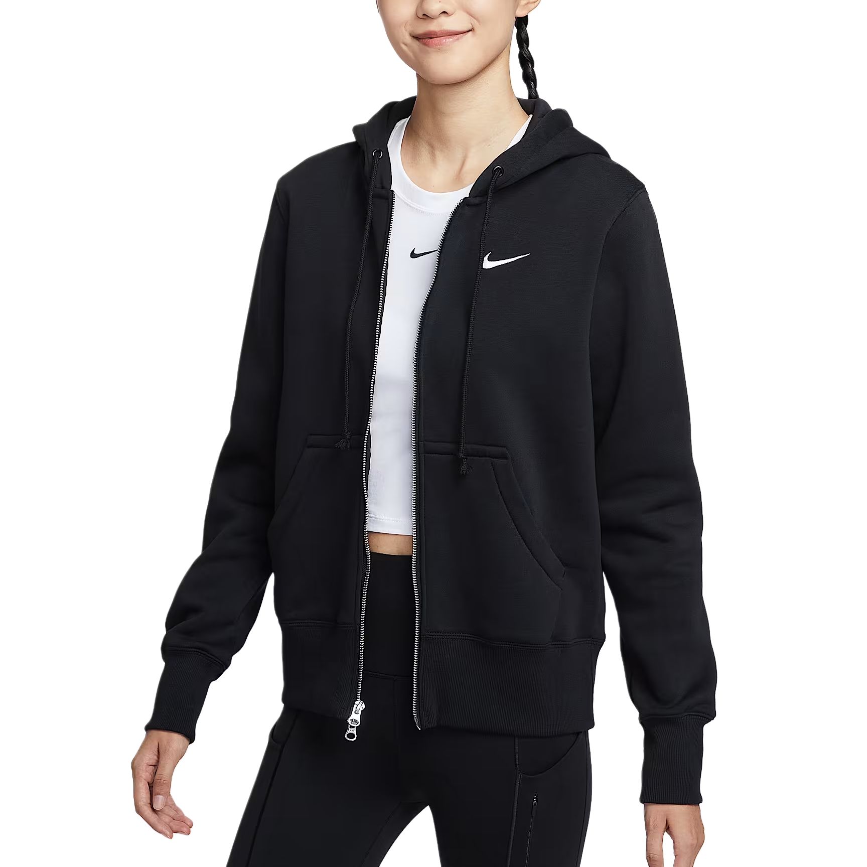 Спортивная куртка Phoenix Fleece женская Nike, черно-белый
Спортивная куртка Phoenix Fleece женская Nike, черно-белый