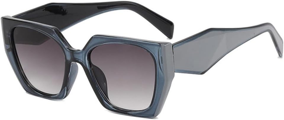 Квадратные солнцезащитные очки для женщин в стиле панк, большие солнцезащитные очки для женщин с защитой от УФ-излучения UV400, градиентные очки, модные женские очки LJTJTAV, Blue-gray
Квадратные солнцезащитные очки для женщин в стиле панк, большие солнцезащитные очки для женщин с защитой от УФ-излучения UV400, градиентные очки, модные женские очки LJTJTAV, Blue-gray