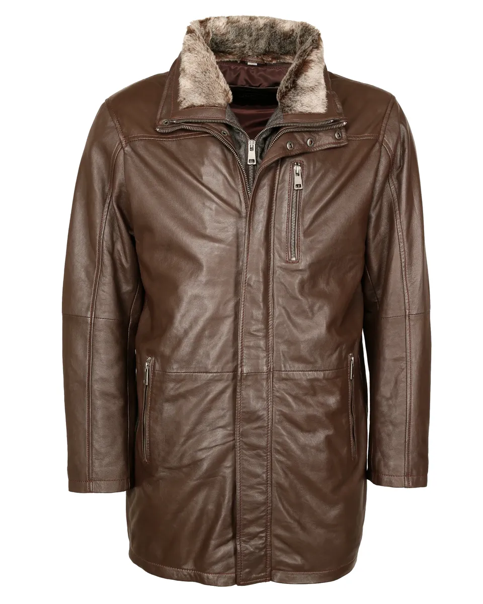 Кожаное пальто JCC "3102097Ecom", коричневый
Кожаное пальто JCC "3102097Ecom", коричневый