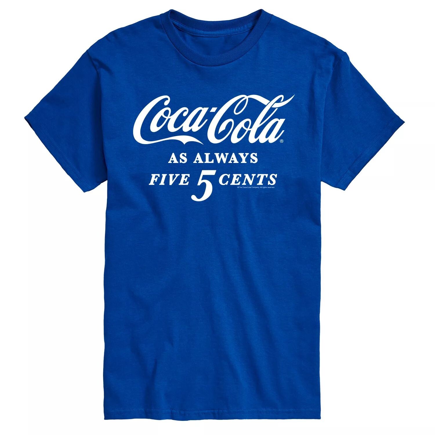 Мужская футболка с рисунком Coca-Cola As Always Five Cents Licensed Character
Мужская футболка с рисунком Coca-Cola As Always Five Cents Licensed Character