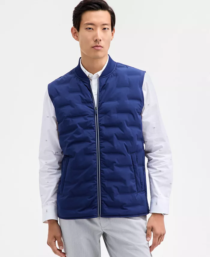 Мужская стеганая жилетка Alfatech с молнией спереди Alfani, синий
Мужская стеганая жилетка Alfatech с молнией спереди Alfani, синий