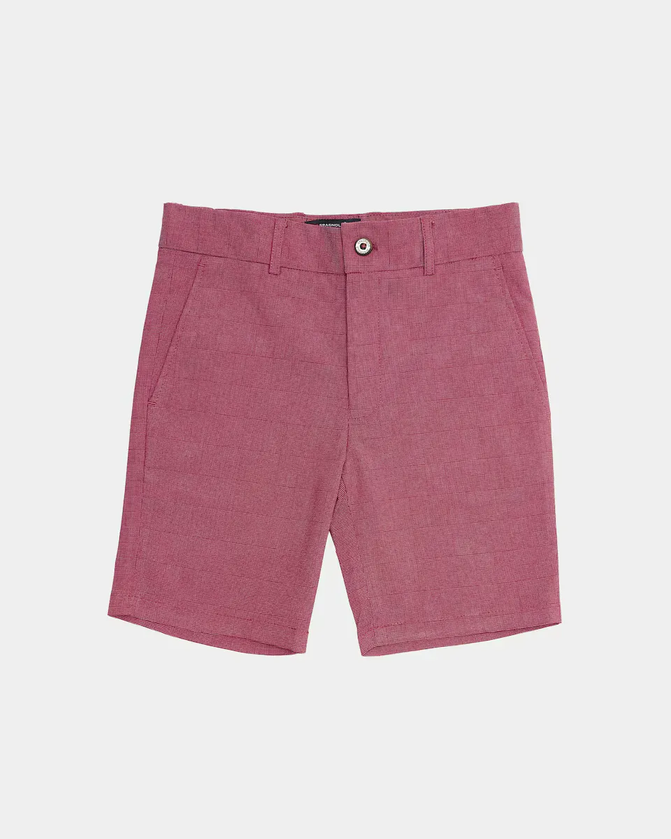 Шорты-бермуды для мальчиков из структурированной ткани с карманами Spagnolo, розовый
Шорты-бермуды для мальчиков из структурированной ткани с карманами Spagnolo, розовый