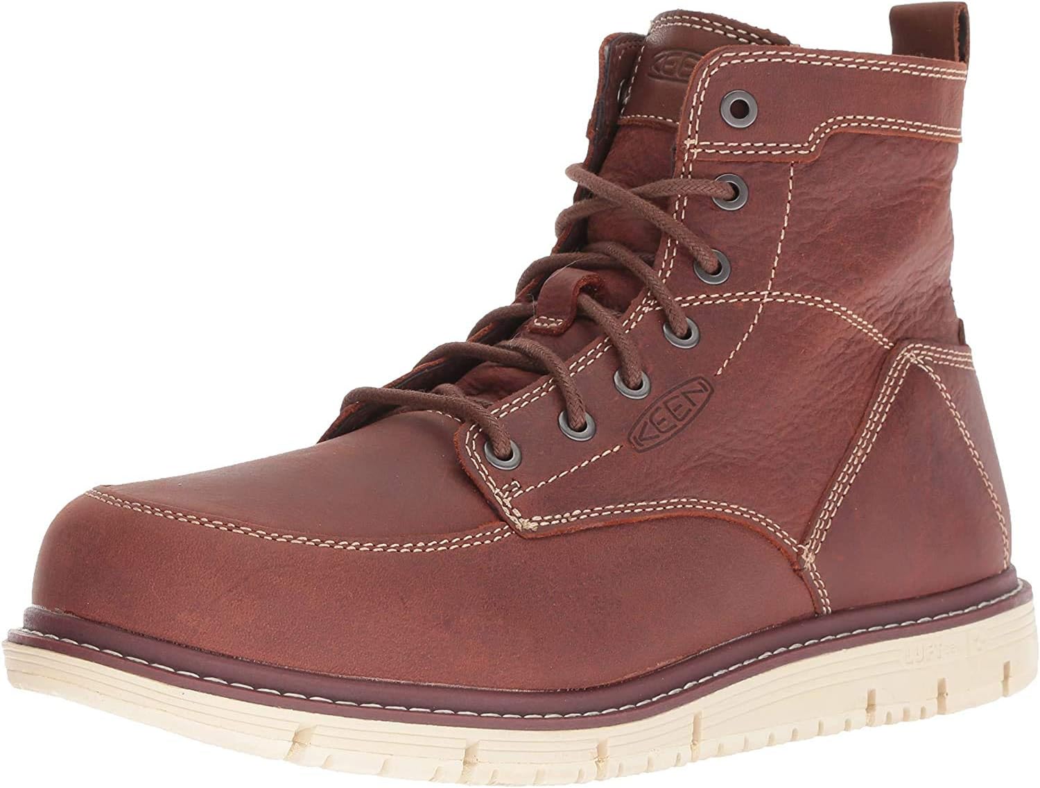Мужские рабочие ботинки KEEN Utility San Jose 6" с мягким носком и подошвой на танкетке, от белого
Мужские рабочие ботинки KEEN Utility San Jose 6" с мягким носком и подошвой на танкетке, от белого