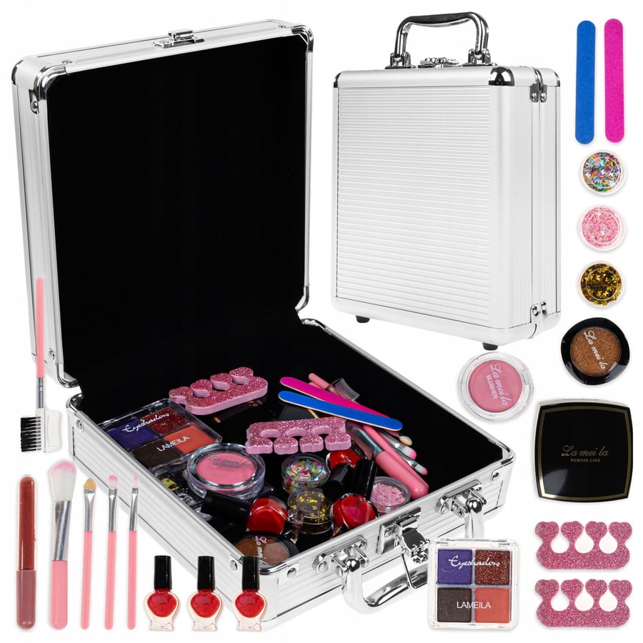 Косметичка для девочек, чемодан для макияжа и ногтей click4TOYS
Косметичка для девочек, чемодан для макияжа и ногтей click4TOYS