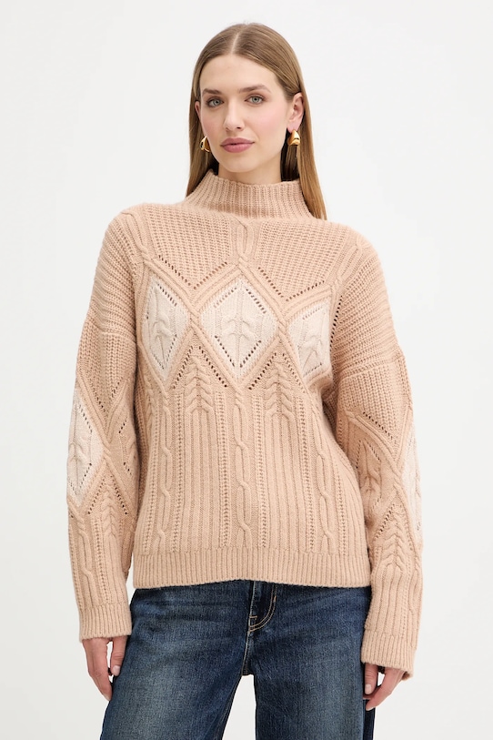 Свитер из смесовой шерсти Twinset, оранжевый
Свитер из смесовой шерсти Twinset, оранжевый