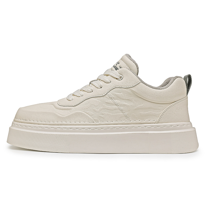 Kangaroo head Скользоустойчивые мужские низкие скейтерские кроссовки с белой флисовой подкладкой, цвет White Fleece-Lined
Kangaroo head Скользоустойчивые мужские низкие скейтерские кроссовки с белой флисовой подкладкой, цвет White Fleece-Lined