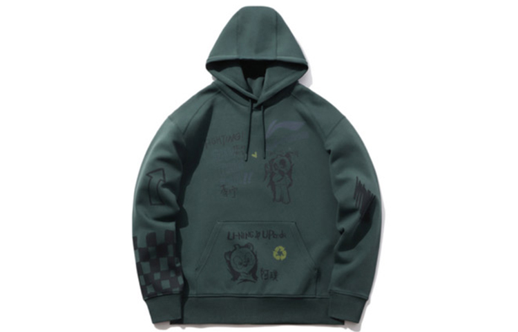 LiNing Свитшот мужской темно-зеленый
LiNing Свитшот мужской темно-зеленый