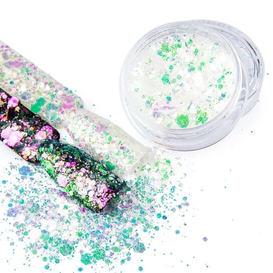 Фантастический эффект для декорирования гибридных лаков, УФ-гелей и акрила 1г Bling Bling Effect 4 -, AllePaznokcie
Фантастический эффект для декорирования гибридных лаков, УФ-гелей и акрила 1г Bling Bling Effect 4 -, AllePaznokcie