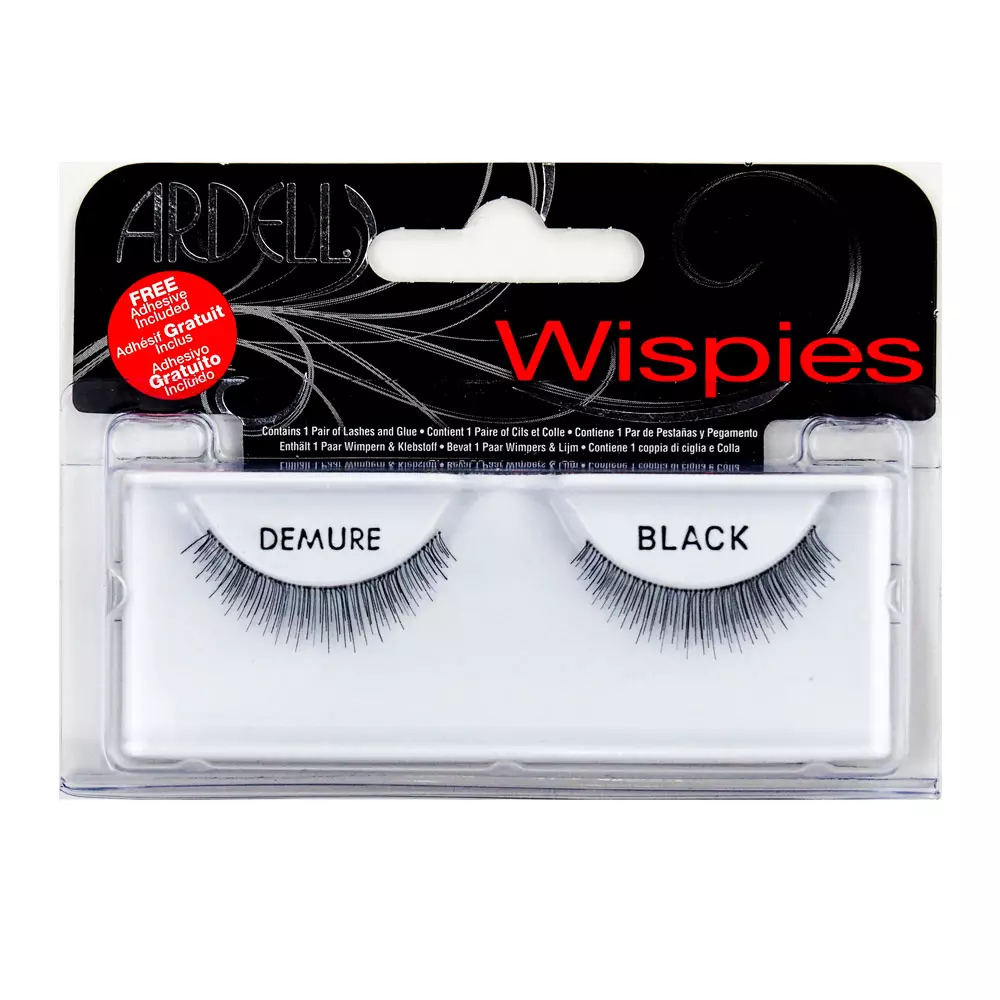 Накладные ресницы Wispies Pestañas Demure #Black Ardell, 1 шт
Накладные ресницы Wispies Pestañas Demure #Black Ardell, 1 шт
