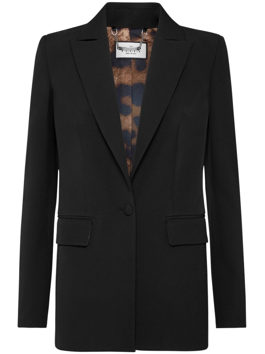 Philipp Plein однобортный блейзер Cady Boxy, черный
Philipp Plein однобортный блейзер Cady Boxy, черный