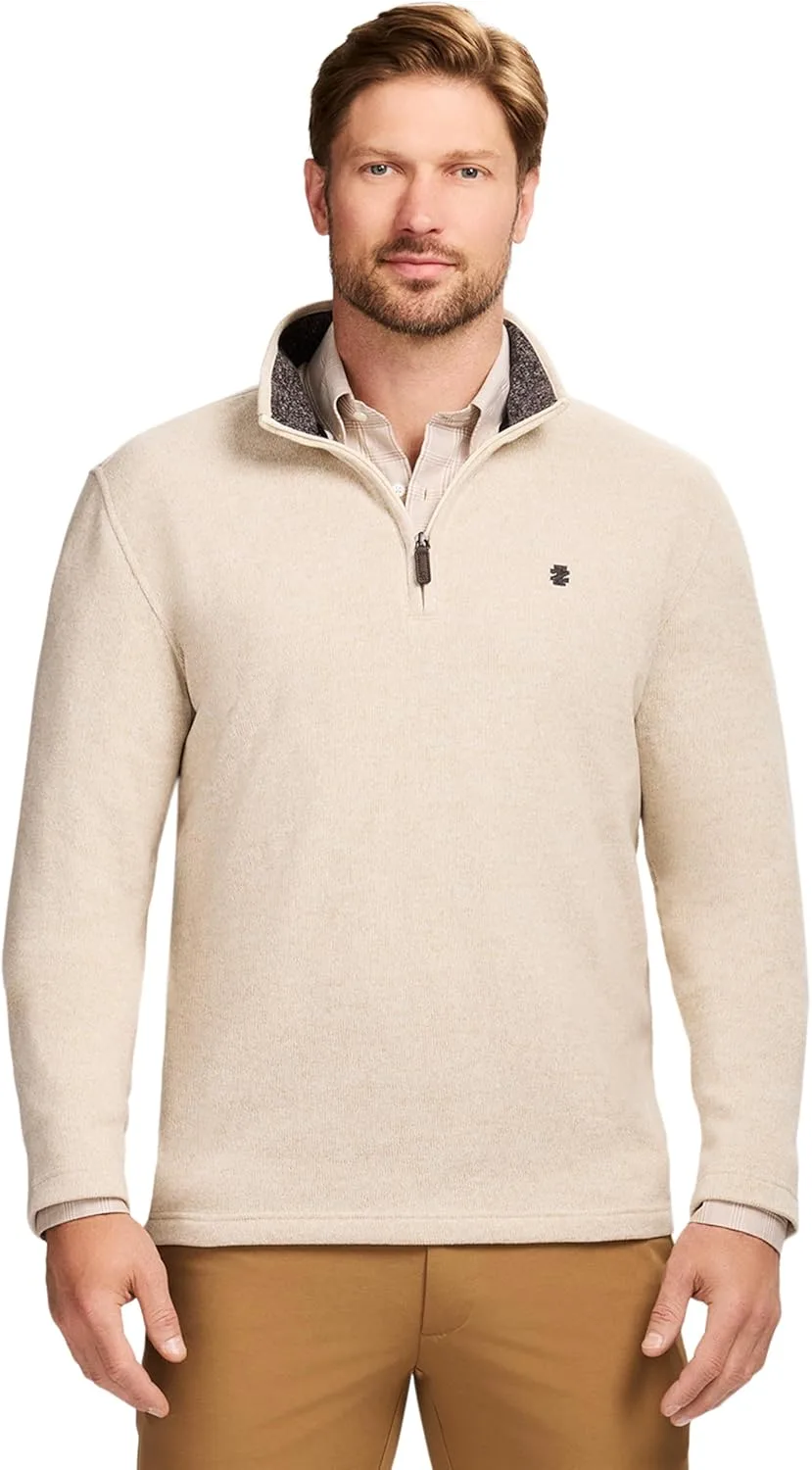 Свитер флис Quarter Zip — LT Grey HTHR IZOD
Свитер флис Quarter Zip — LT Grey HTHR IZOD