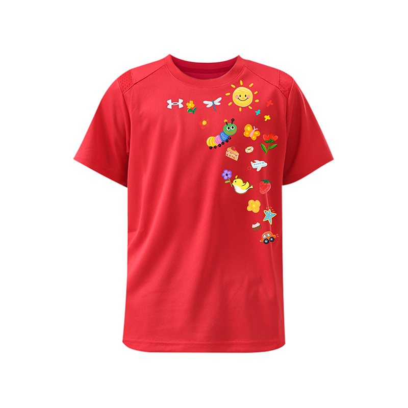 Футболка с коротким рукавом для детей быстросохнущая Under Armour, красный
Футболка с коротким рукавом для детей быстросохнущая Under Armour, красный