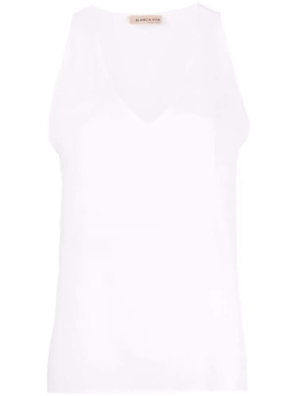 Топ с V-образным вырезом Blanca Vita, белый
Топ с V-образным вырезом Blanca Vita, белый