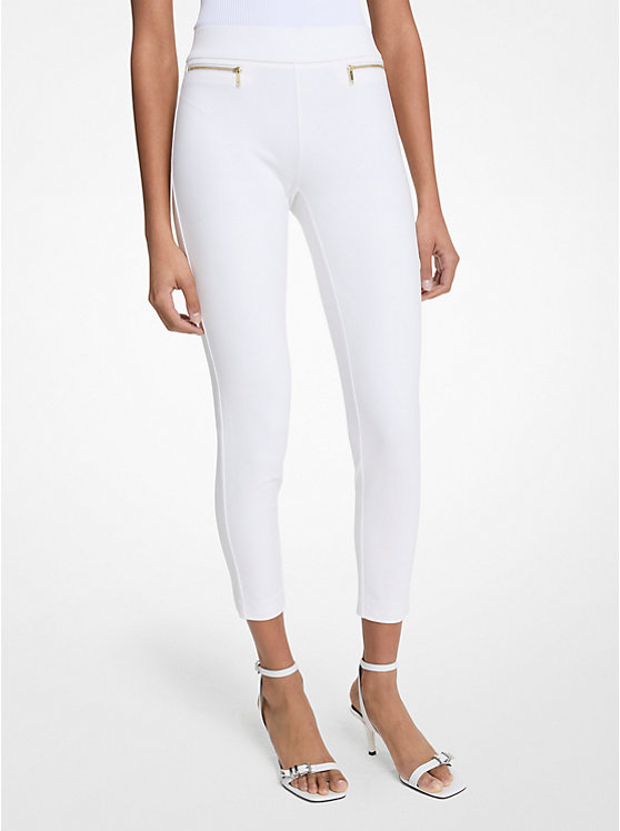 Брюки на молнии из смесовой вискозы Michael Kors, белый
Брюки на молнии из смесовой вискозы Michael Kors, белый