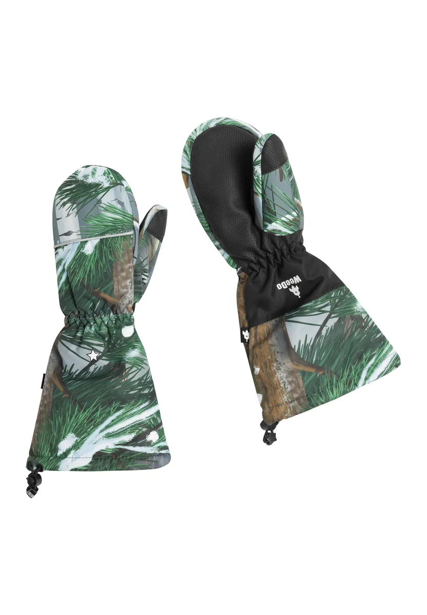 Варежки WeeDo "COSMO WOODS", длинные манжеты, в тон коллекции WeeDo, цвет Wood_Print 
Варежки WeeDo "COSMO WOODS", длинные манжеты, в тон коллекции WeeDo, цвет Wood_Print