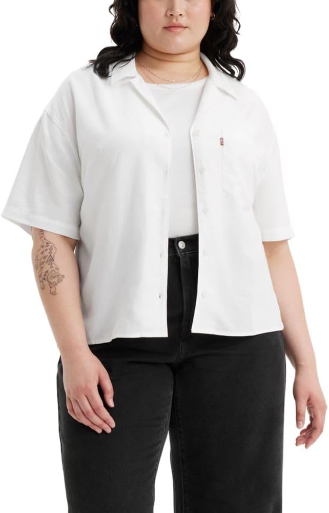 Женская рубашка Levi's Joyce Resort (также доступна в размере Plus), Bright White
Женская рубашка Levi's Joyce Resort (также доступна в размере Plus), Bright White