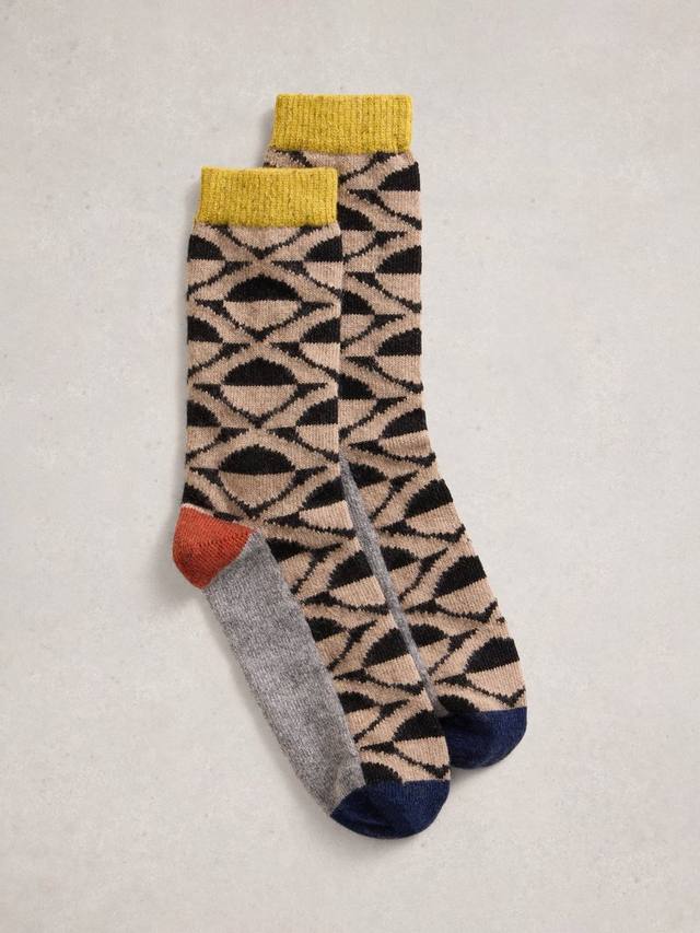 Геометрические носки до щиколотки из шерстяной смеси White Stuff, Natural/Multi
Геометрические носки до щиколотки из шерстяной смеси White Stuff, Natural/Multi