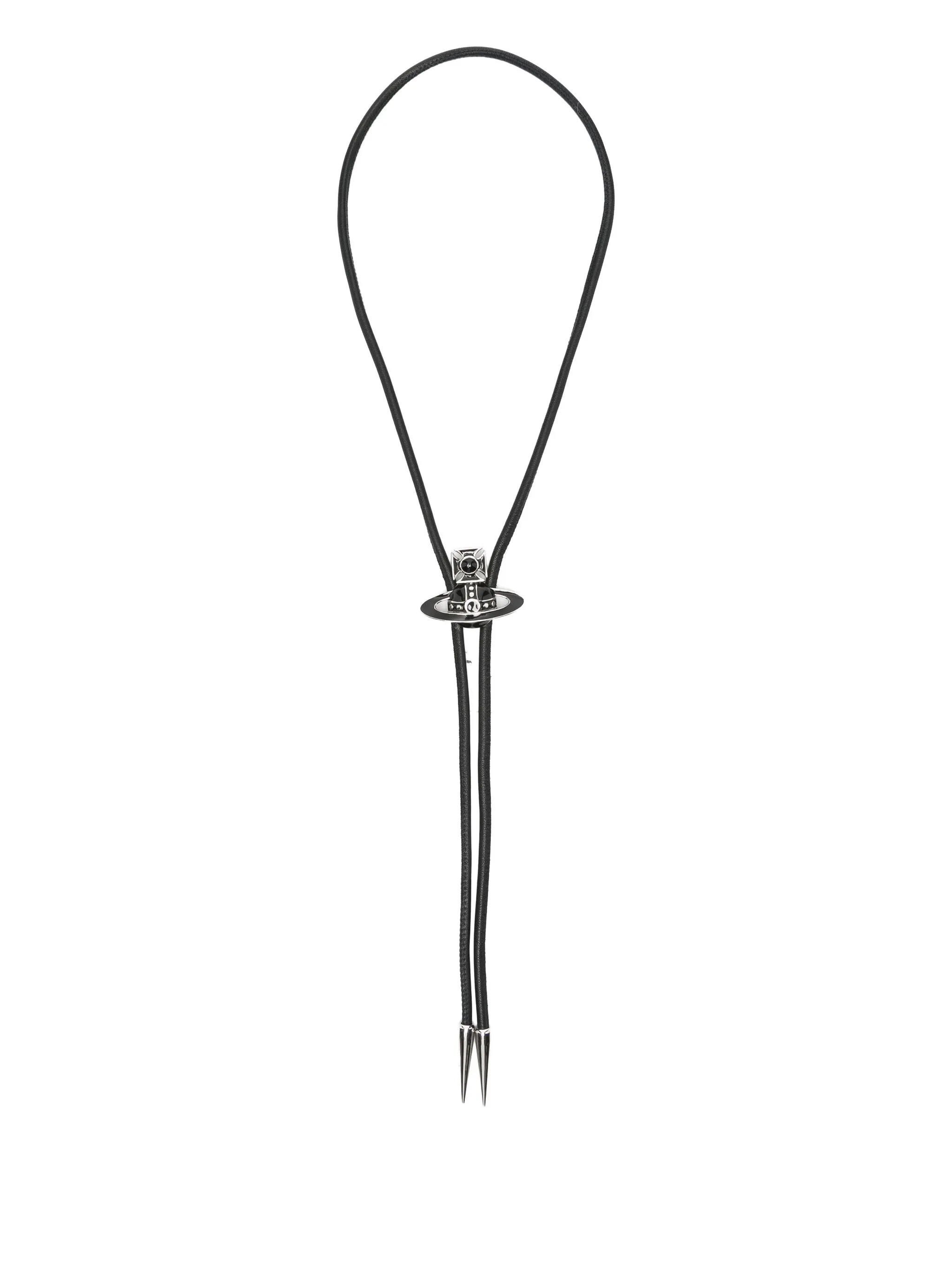 Галстук с подвеской Orb Vivienne Westwood, черный
Галстук с подвеской Orb Vivienne Westwood, черный