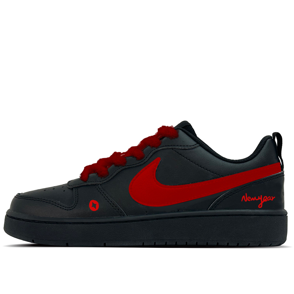 Nike Court Borough Total Crimson Age Кожаные нескользящие износостойкие низкие детские скейтборд-кроссовки Black
Nike Court Borough Total Crimson Age Кожаные нескользящие износостойкие низкие детские скейтборд-кроссовки Black