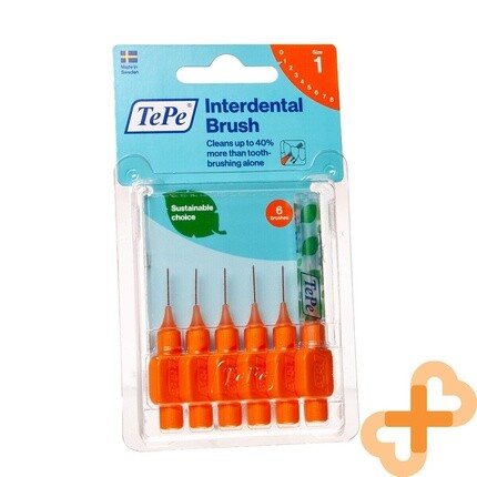 Межзубная щетка TePe, 0,45 мм, оранжевая, размер 1, устойчивый выбор
Межзубная щетка TePe, 0,45 мм, оранжевая, размер 1, устойчивый выбор