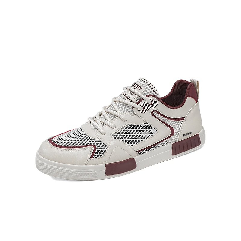 Нескользящие, легкие и дышащие низкие мужские кроссовки для скейтбординга BAKE, White Gray
Нескользящие, легкие и дышащие низкие мужские кроссовки для скейтбординга BAKE, White Gray