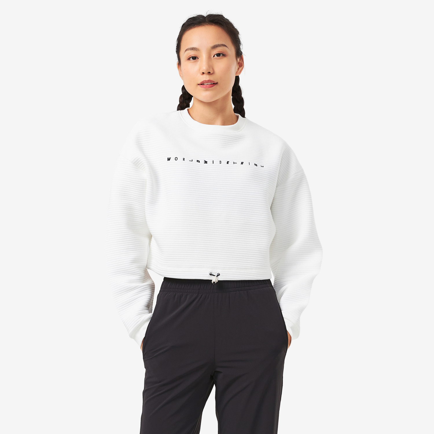 Женская короткая спортивная кофта для стритдэнса Starever - белая
Женская короткая спортивная кофта для стритдэнса Starever - белая